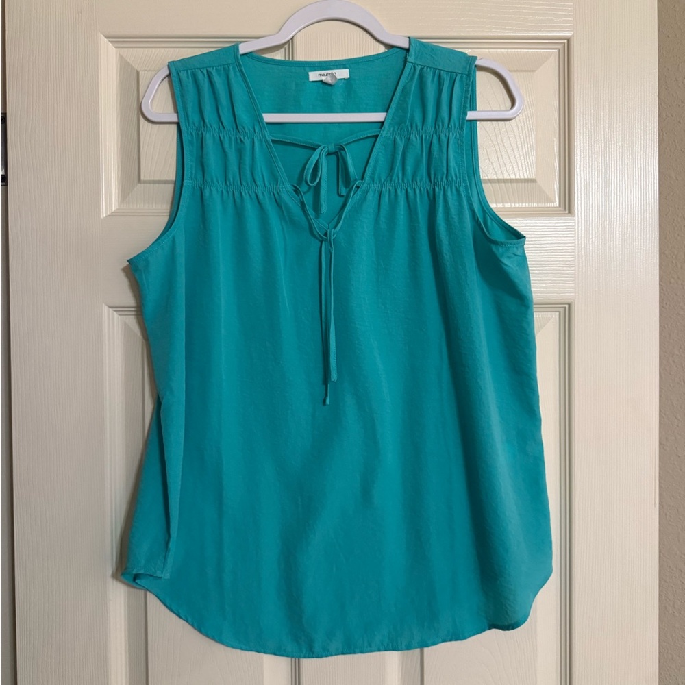 Maurices Teal Tank Top Blouse